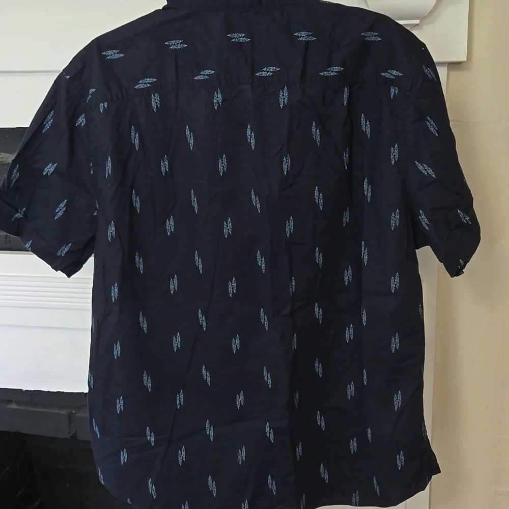 Goodfellow & Co. Blue With Print Design Shirt - Picture 10 of 10